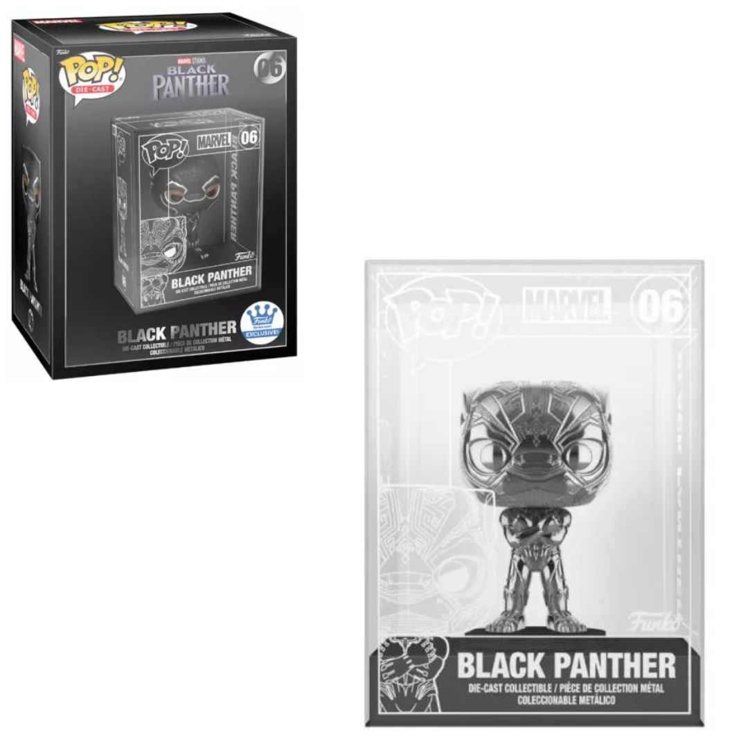 Black Panther Die-Cast top Chase Funko Shop Exclusive Pop