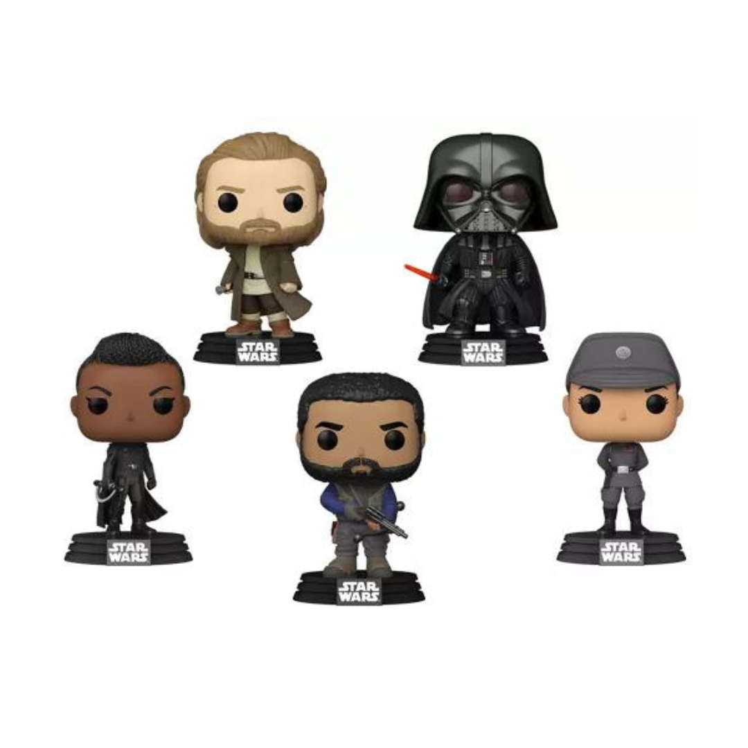 Funko POP! Star Wars - 5pack : Obi-Wan Kenobi /  Darth Vader /  Kawlan Roken / Tala Durith /  Reva