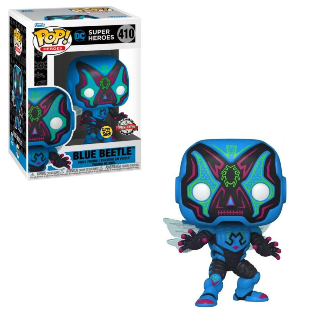 Funko POP! DC #410 Blue Beetle (gitd)