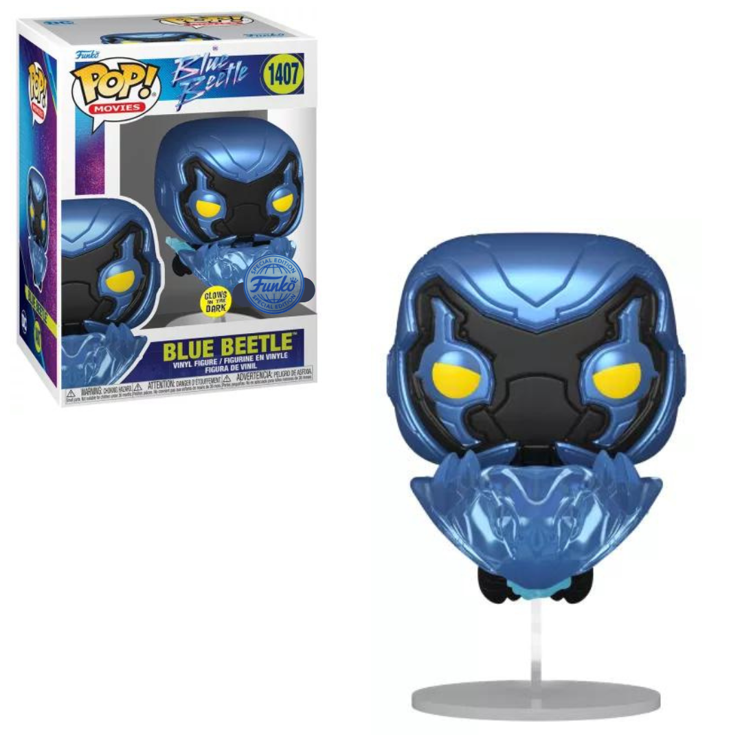 Funko POP! DC #1407 Blue Beetle gitd