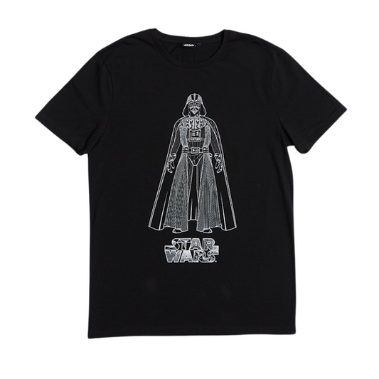 T-Shirt Darth Vader Noir 100% coton