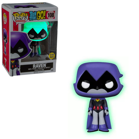 Funko POP! Teen Titans Go ! #108 Raven gitd