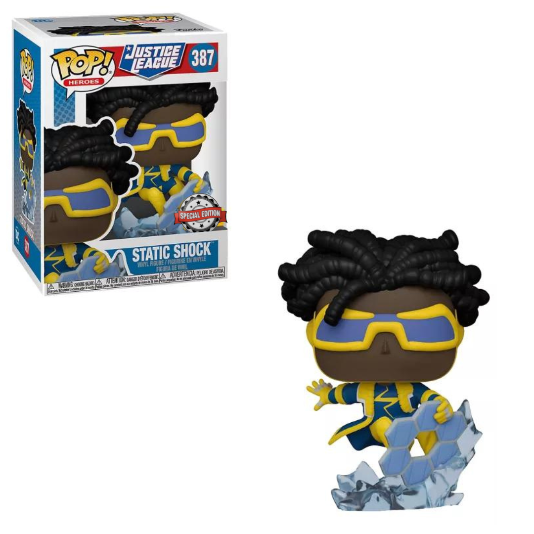 Funko POP! Justice League #387 Static Shock