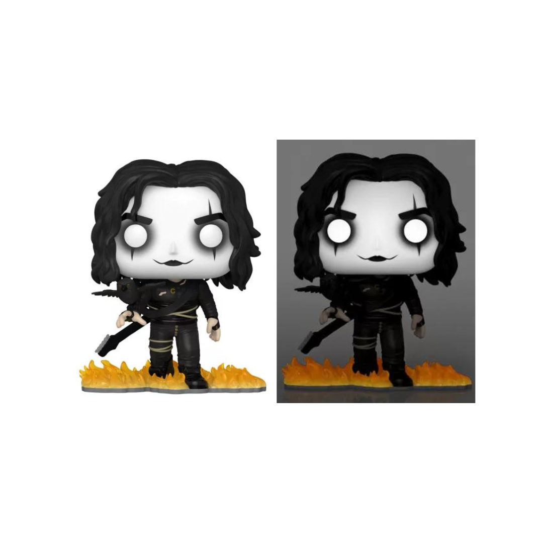 Funko POP! The Crow #1429 Eric Draven with crow gitd