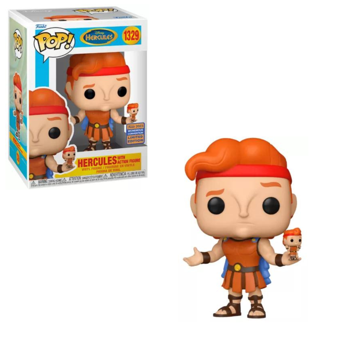 Funko POP! #1329 Hercules with action figure