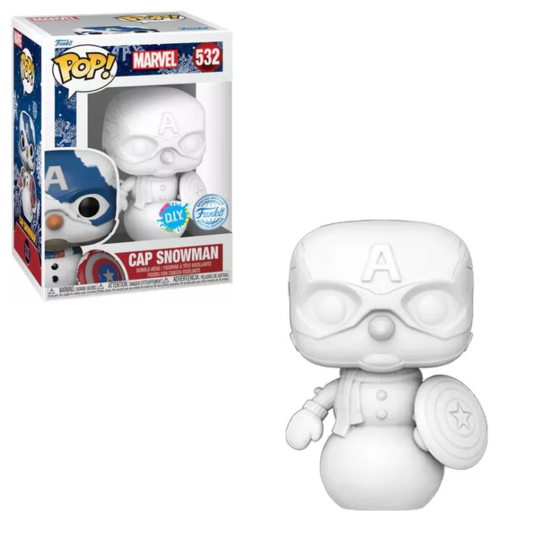 Funko POP! Marvel #532 Cap Snowman DIY