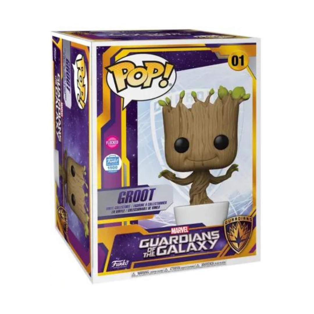 Funko POP 18'' Marvel #01 Groot flocked  *1500 Units Limited