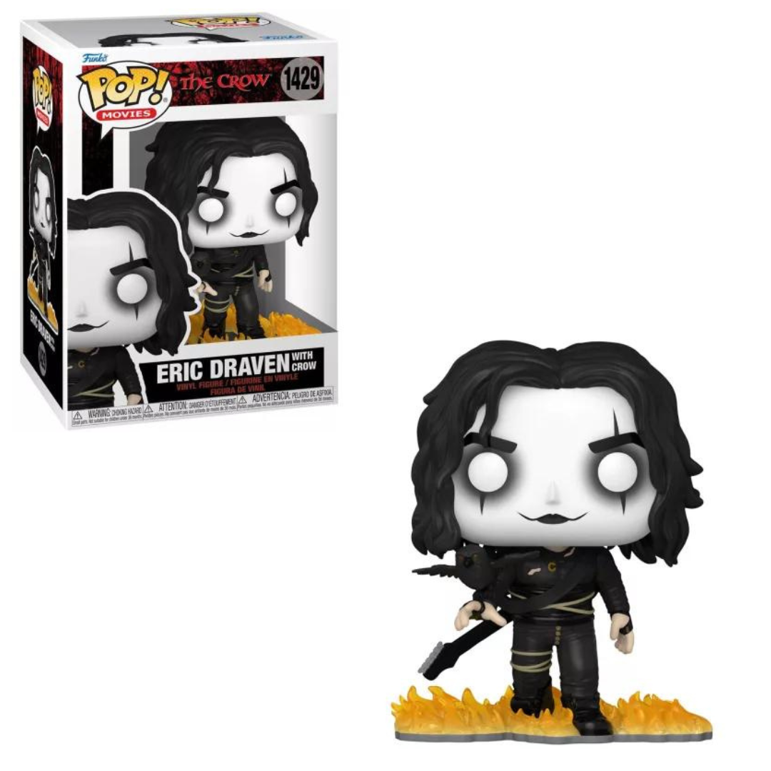 Funko POP! The Crow #1429 Eric Draven with crow