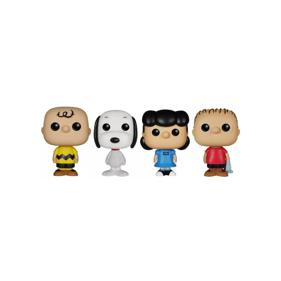 Funko POP! Pocket: Peanuts #4Pack Charlie Brown, Snoopy, Lucy and Linus