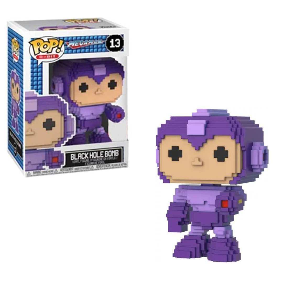 Funko POP! Games - Megaman #13 Black Hole  Bomb (8-bit)