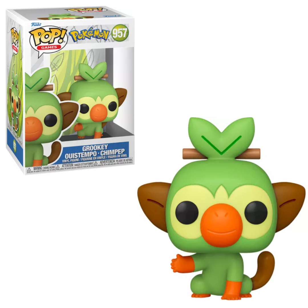 Funko POP! Pokemon #957 Grookey - Ouistempo - Chimpep