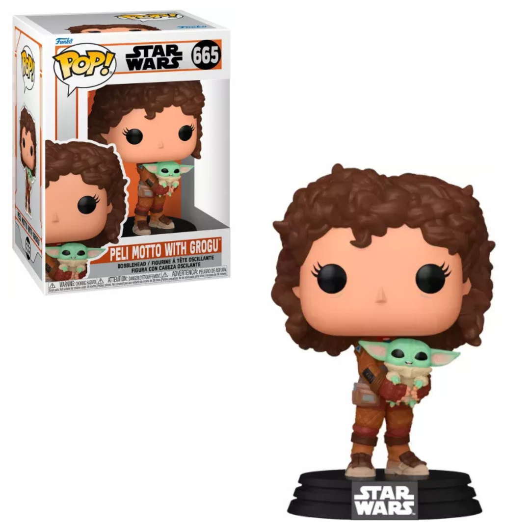 Funko POP! Star Wars #665 Peli Motto with Grogu