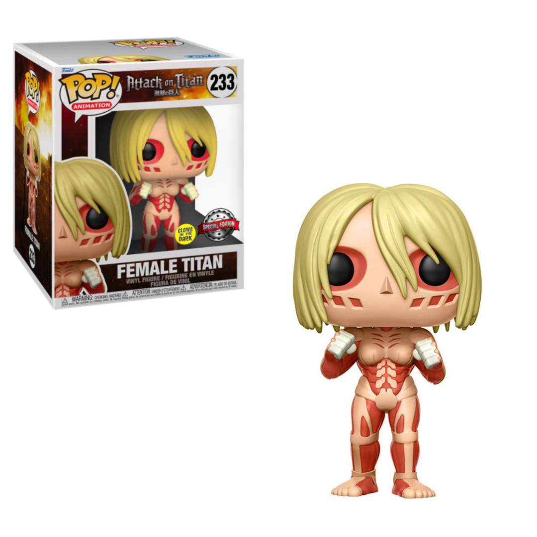 Funko POP! ( 15cm ) Anime - Attack on Titan #233 Female Titan GITD