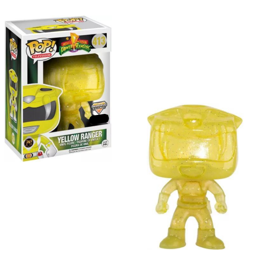 Funko POP! Power Rangers #413 Yellow Ranger Translucent