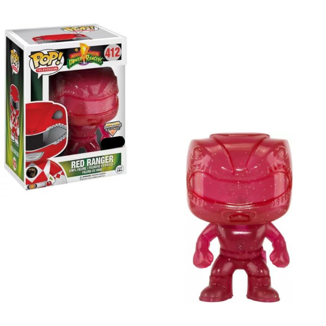 Funko POP! Power Rangers #412 Red Ranger Translucide