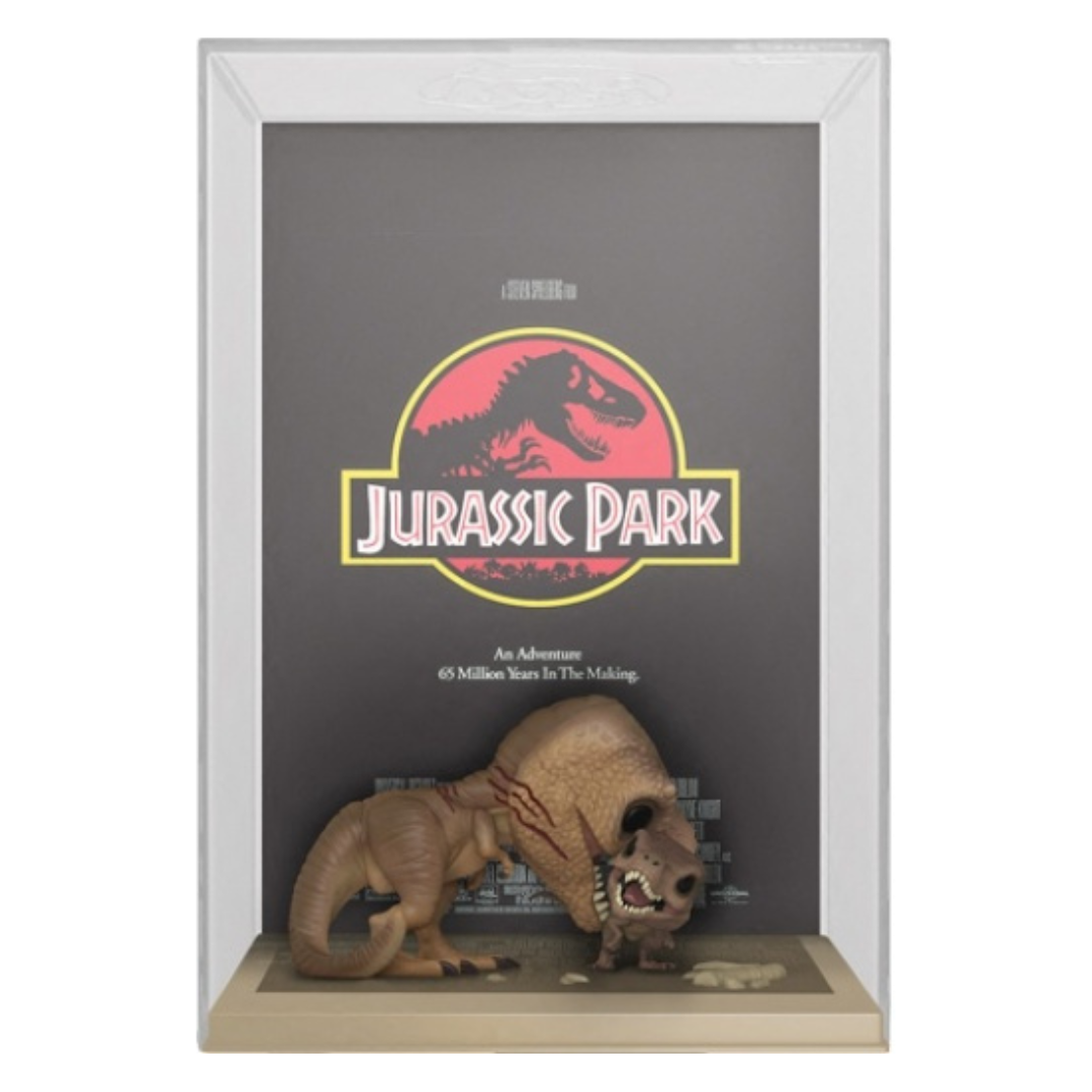 Funko POP! GIANT Poster Jurassic Park #03 Tyrannosaurus Rex and Velociraptor